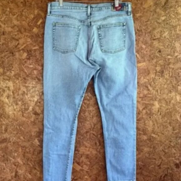 POLO RALPH LAUREN Callen High Rise Slim Blue Denim Womens Pants Jeans - 32 - Picture 4 of 8